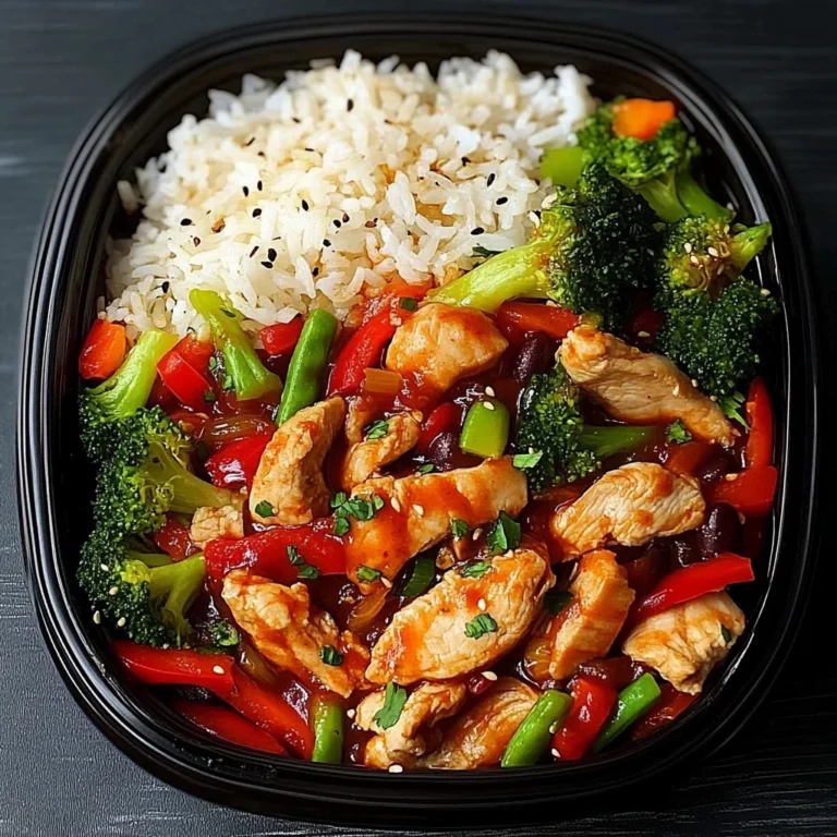 Chili Chicken & Mixed Veggie Rice Bowl