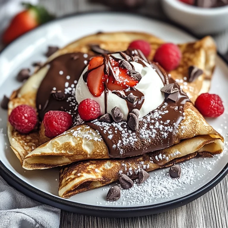 Chocolate Crepes