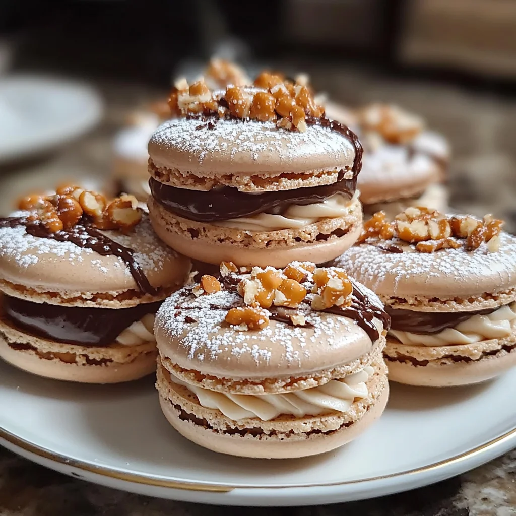 Chocolate Peanut Butter Pretzel Macarons Are Irresistible!