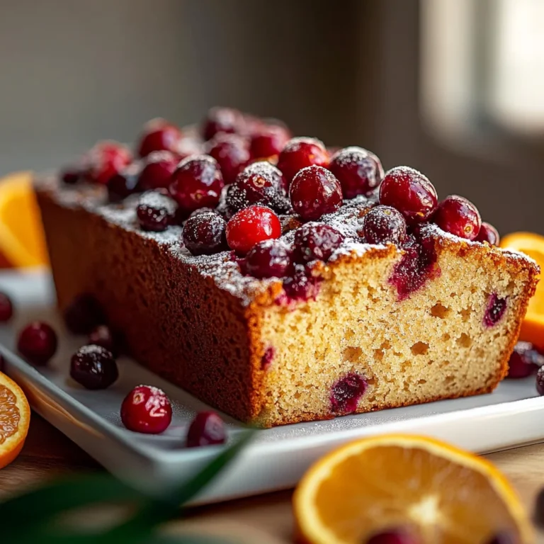 Cranberry Orange Loaf