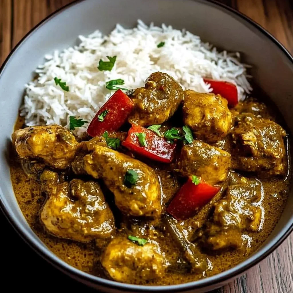 Creamy Coconut Chicken Curry with Jamaican Flair