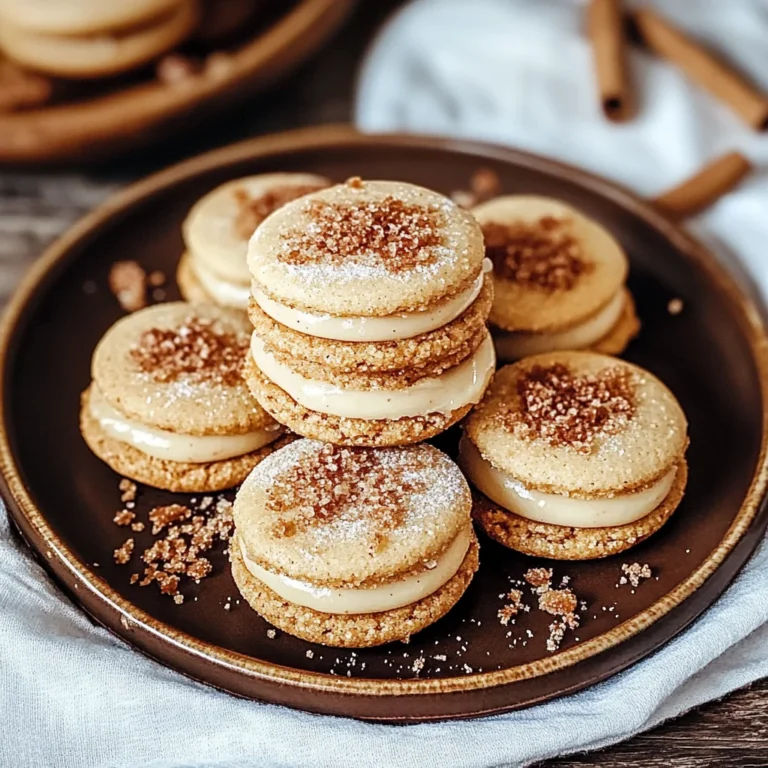 Delicious Apple Butter Sandwich Cookies with Candied Turkey Bacon Dust