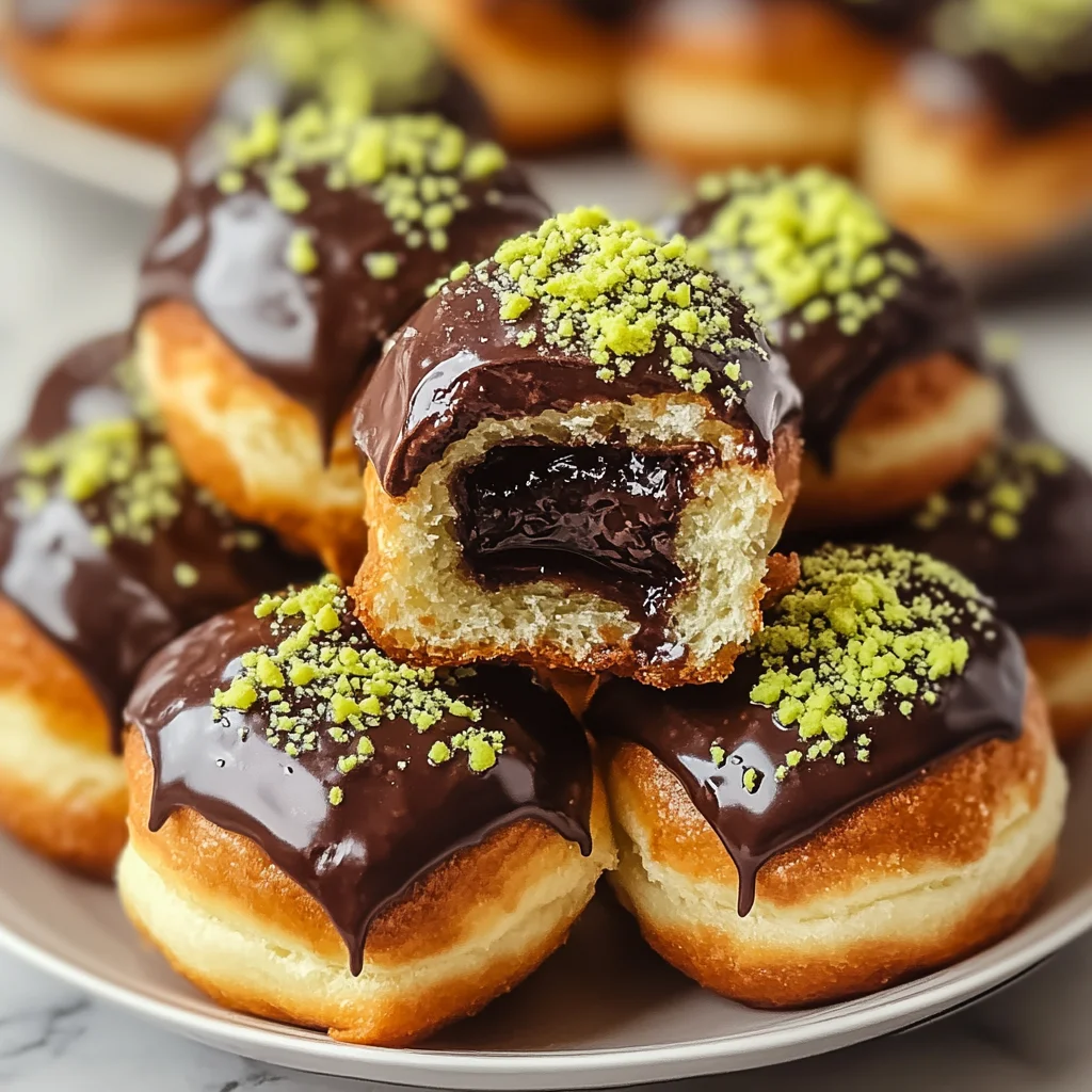 Dubai Chocolate Donut Rolls