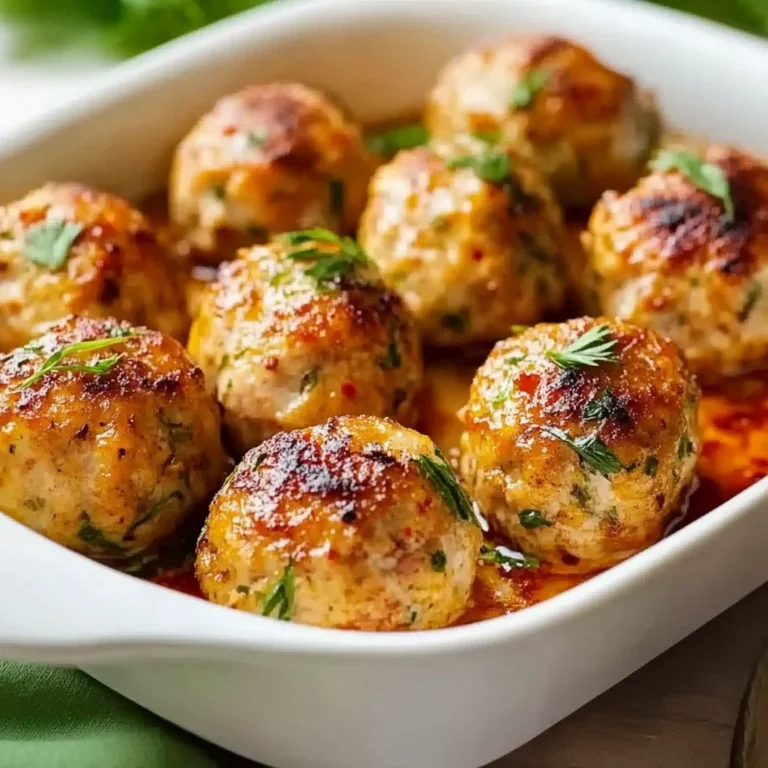 Easy Thai Baked Chicken Meatballs