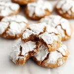 Gingerbread Crinkle Cookies