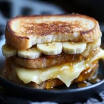 Honey Banana Grilled Cheese Sandwich