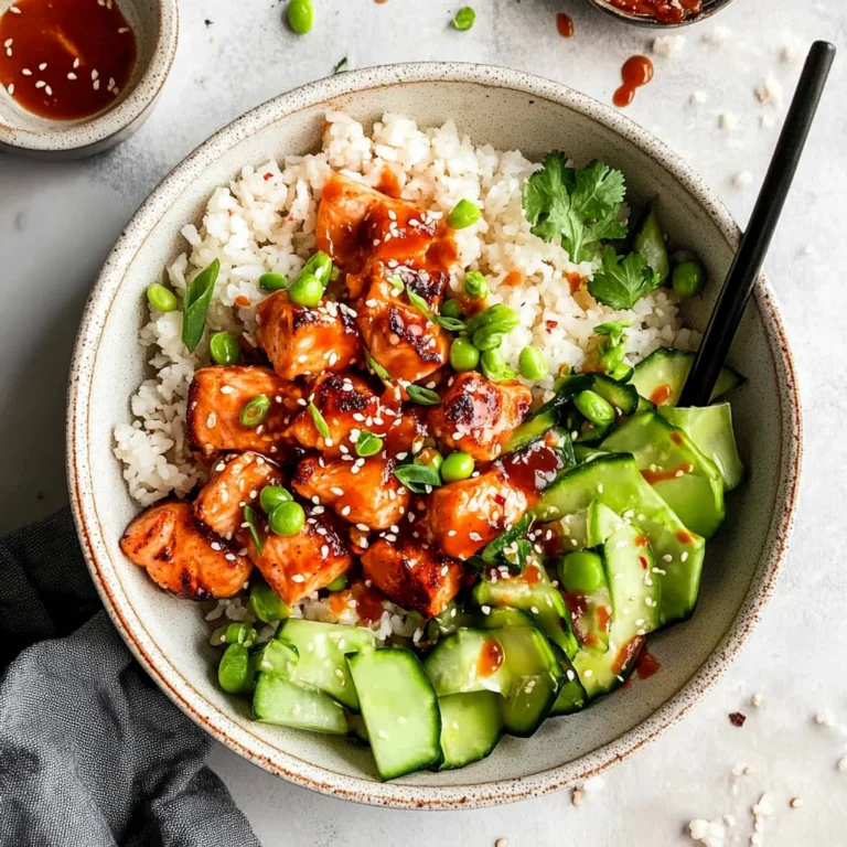 Honey Sriracha Salmon Bowls