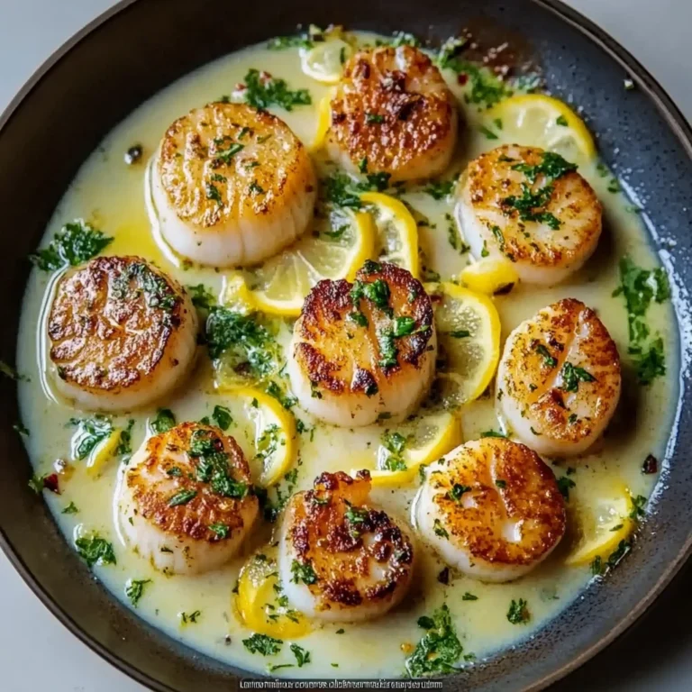 Lemon Garlic Butter Scallops