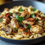 Marsala Chicken Orzo