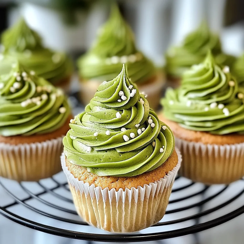 Matcha Green Tea Cupcakes