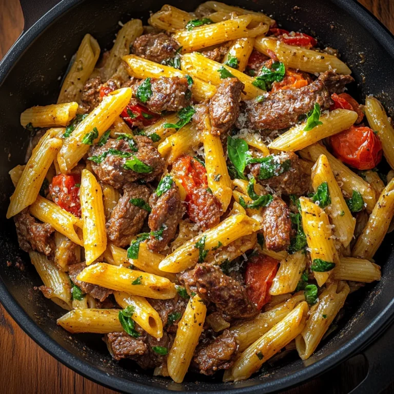 ONE-POT ZESTY STEAK PASTA: Discover a Flavorful Delight!