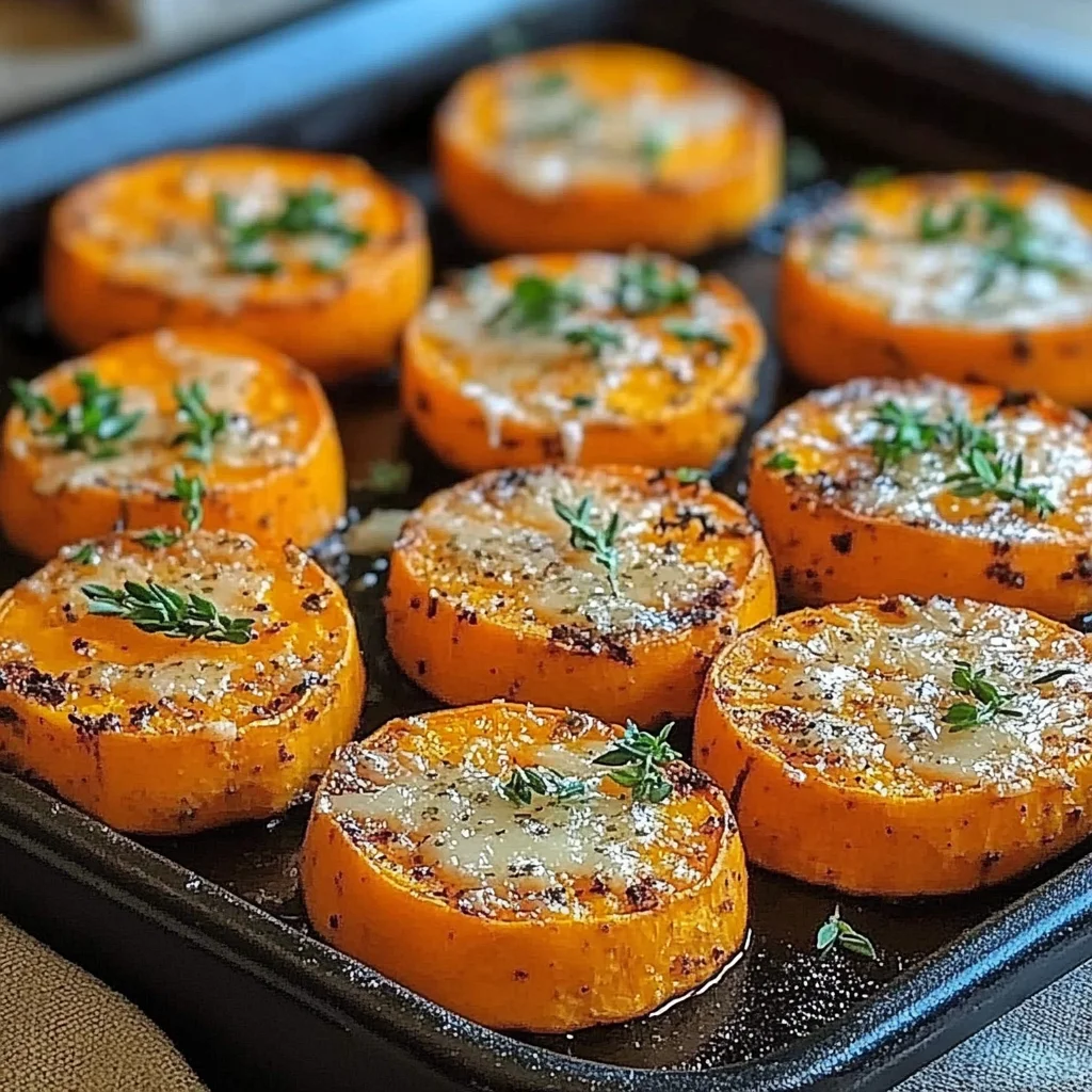 Parmesan Herb Sweet Potato Medallions