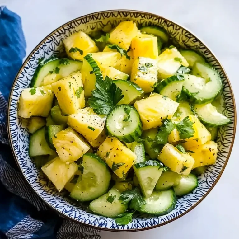 Pineapple Cucumber Salad