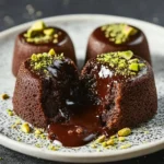 Pistachio Chocolate Lava Cakes