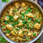 Salsa Verde Chicken & Rice Skillet