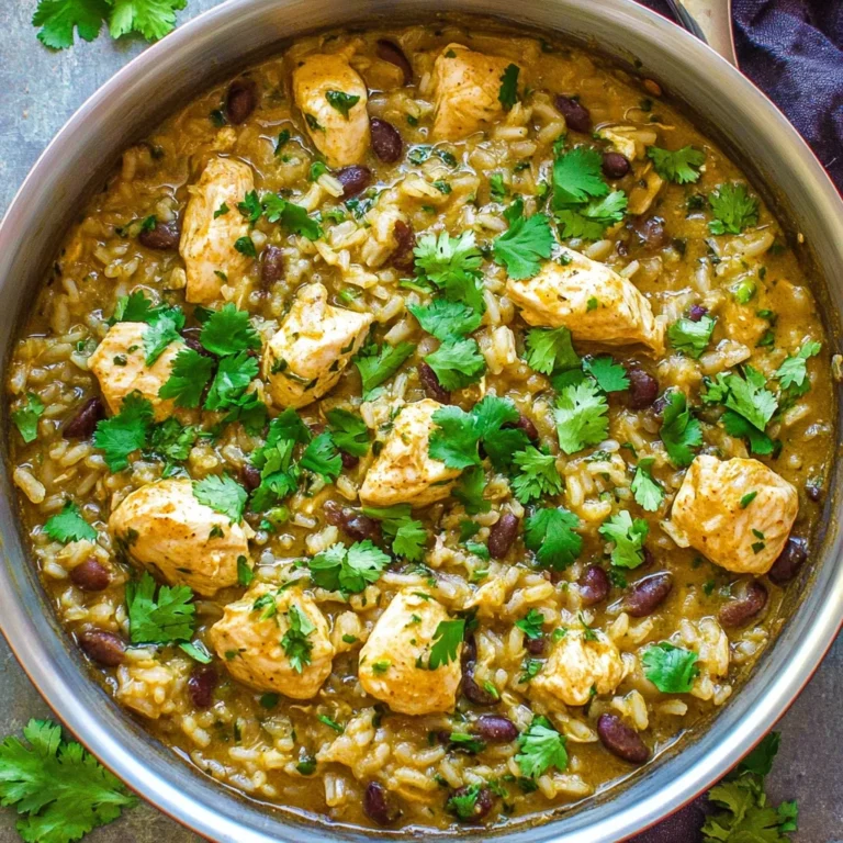 Salsa Verde Chicken & Rice Skillet