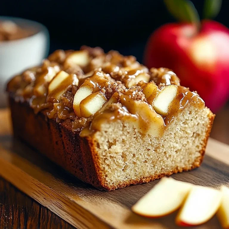 Sweet Apple Cinnamon Bread Delight