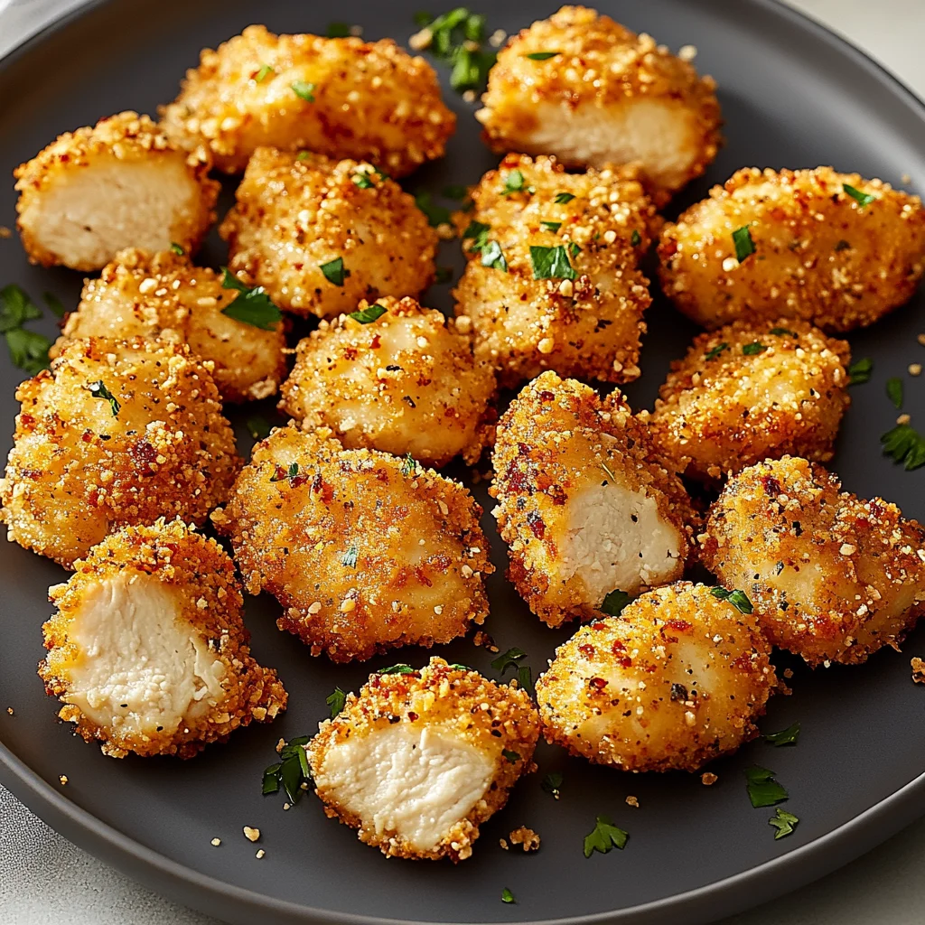 Air Fryer Ranch-Crusted Chicken Bites