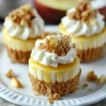 Apple Crisp Mini Cheesecakes