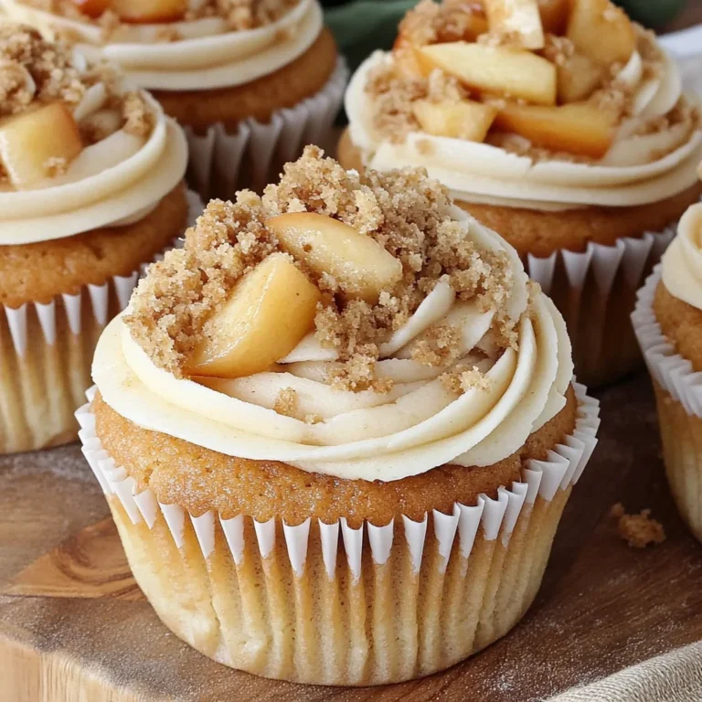 Apple Crumble Cupcakes