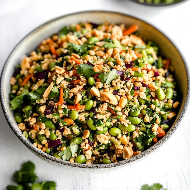 Asian Edamame Peanut Crunch Salad
