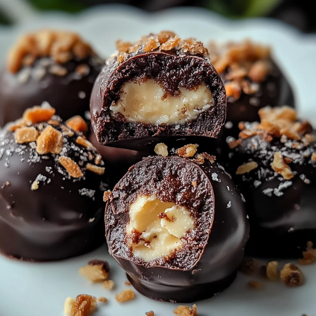 Chocolate Ricotta Fudgy Truffles
