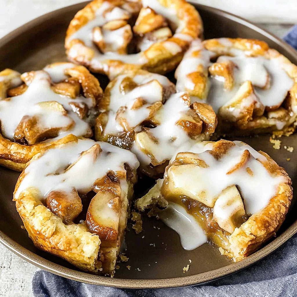 Cinnamon Roll Apple Pie
