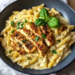 Creamy Chicken Garlic Parmesan Pasta