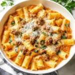 Creamy Sausage Rigatoni Pasta Recipe