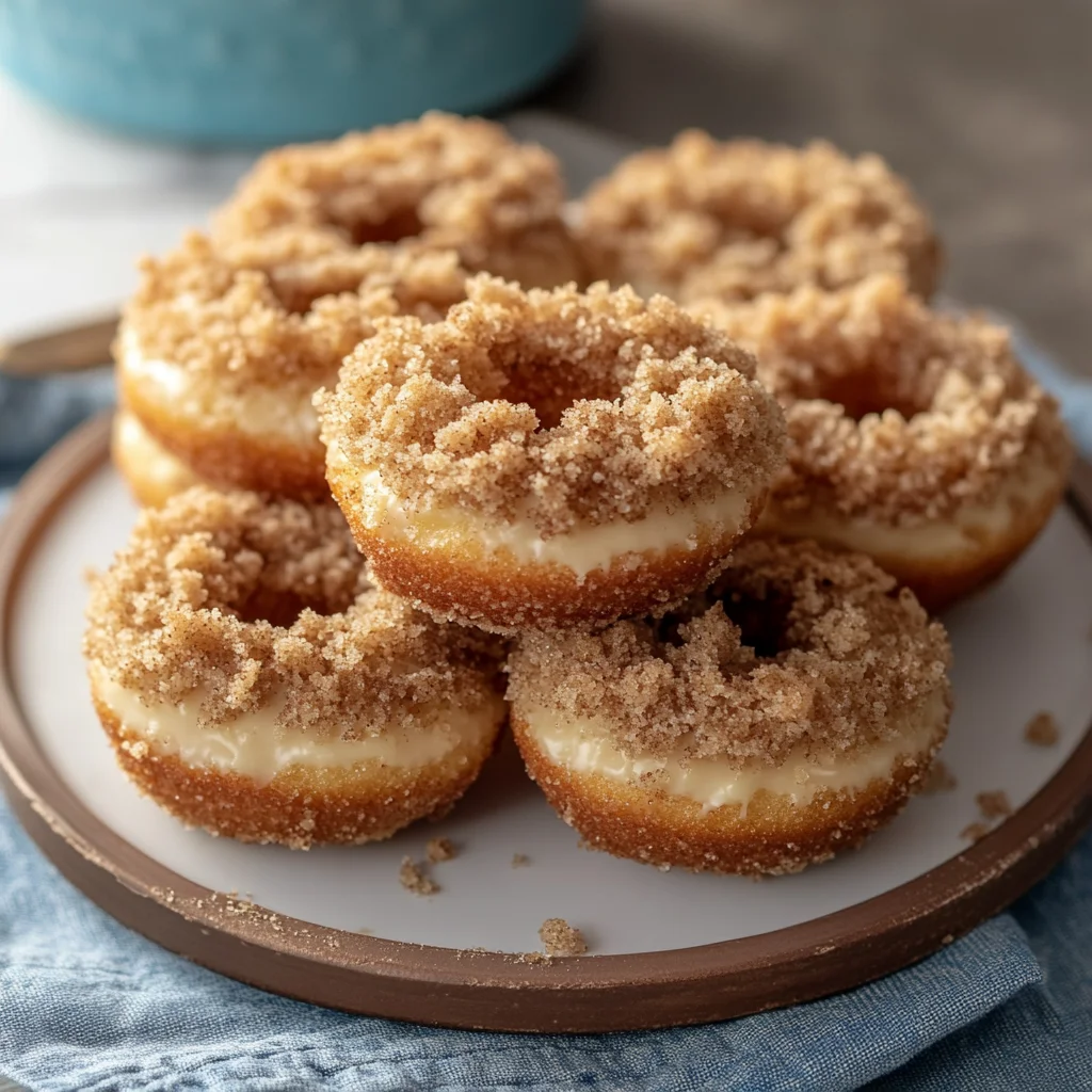 Crumb Cake Donuts Recipe
