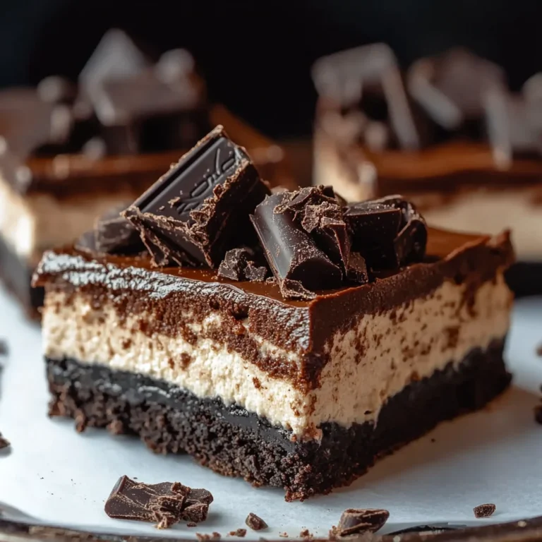 Death By Chocolate Cheesecake Bars