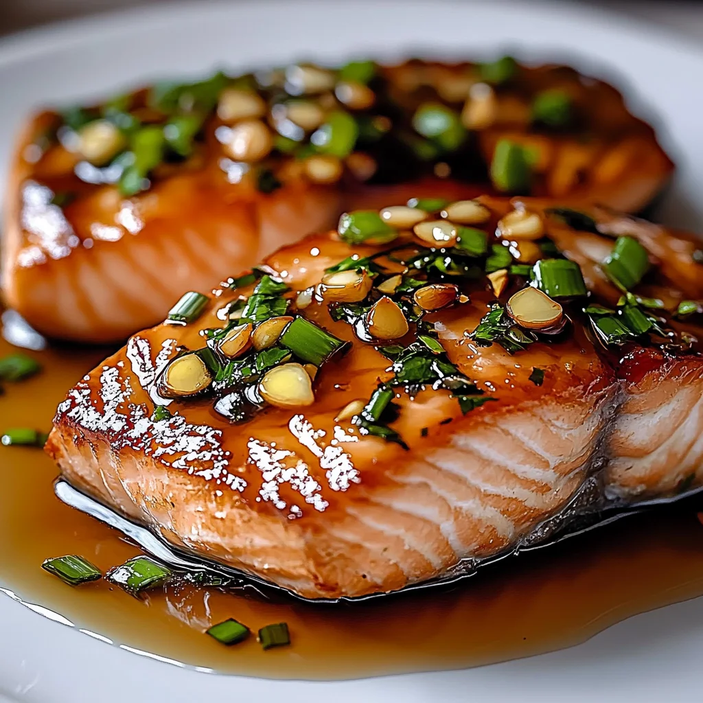 Easy Crispy Honey Garlic Glazed Salmon Recipe