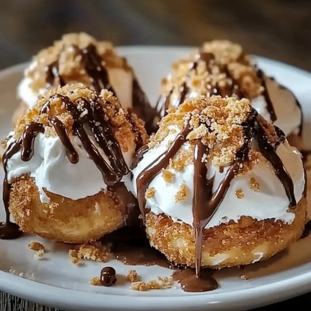 Fried S’mores Bombs