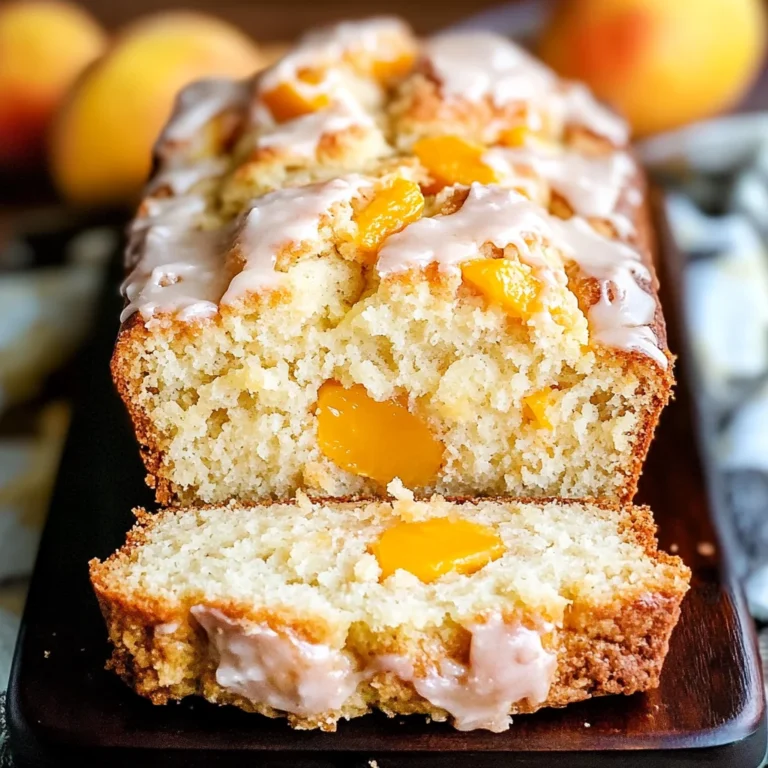 Heavenly Peach Bread