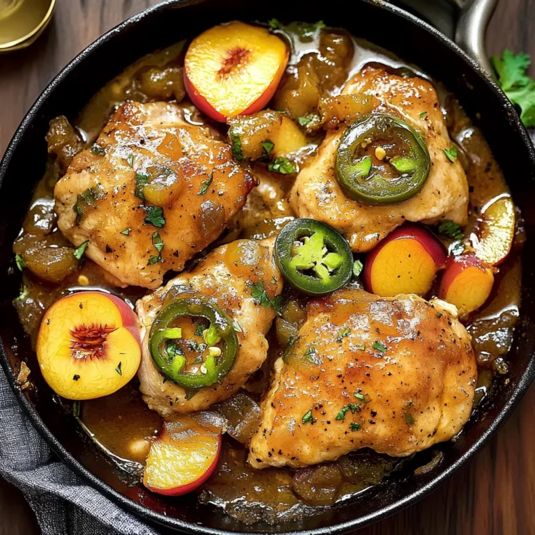 Jalapeno Peach Chicken