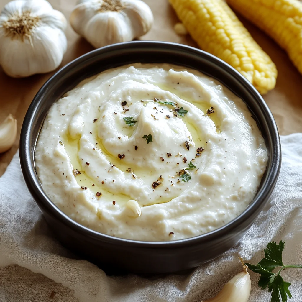 Lebanese Garlic Sauce