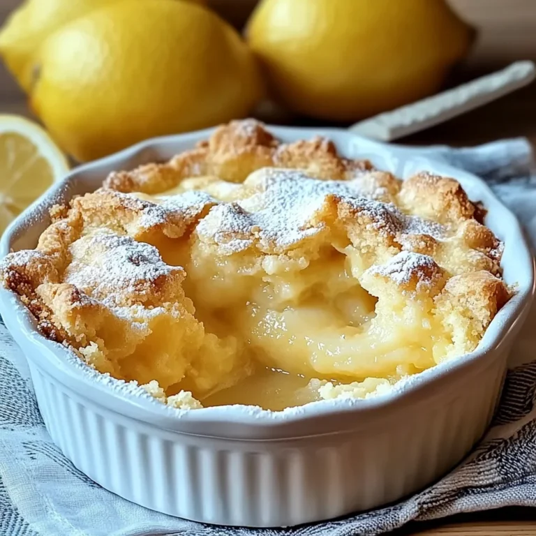 Magic Lemon Cobbler Recipe: A Delightful Dessert Experience