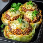 Oven-Baked Cabbage Burgers