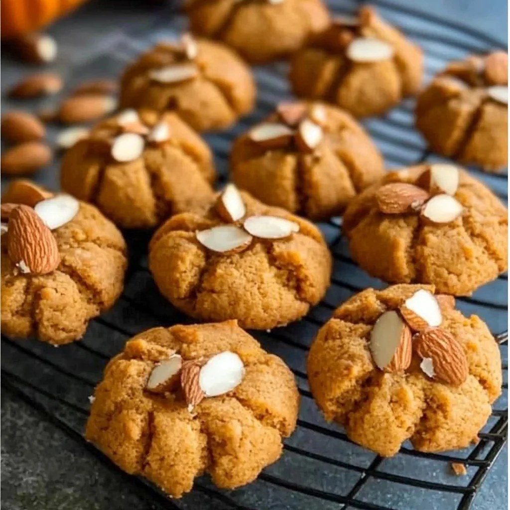 Pumpkin Almond Cookies