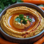 Roasted Red Pepper Hummus – So Smooth & Flavorful!