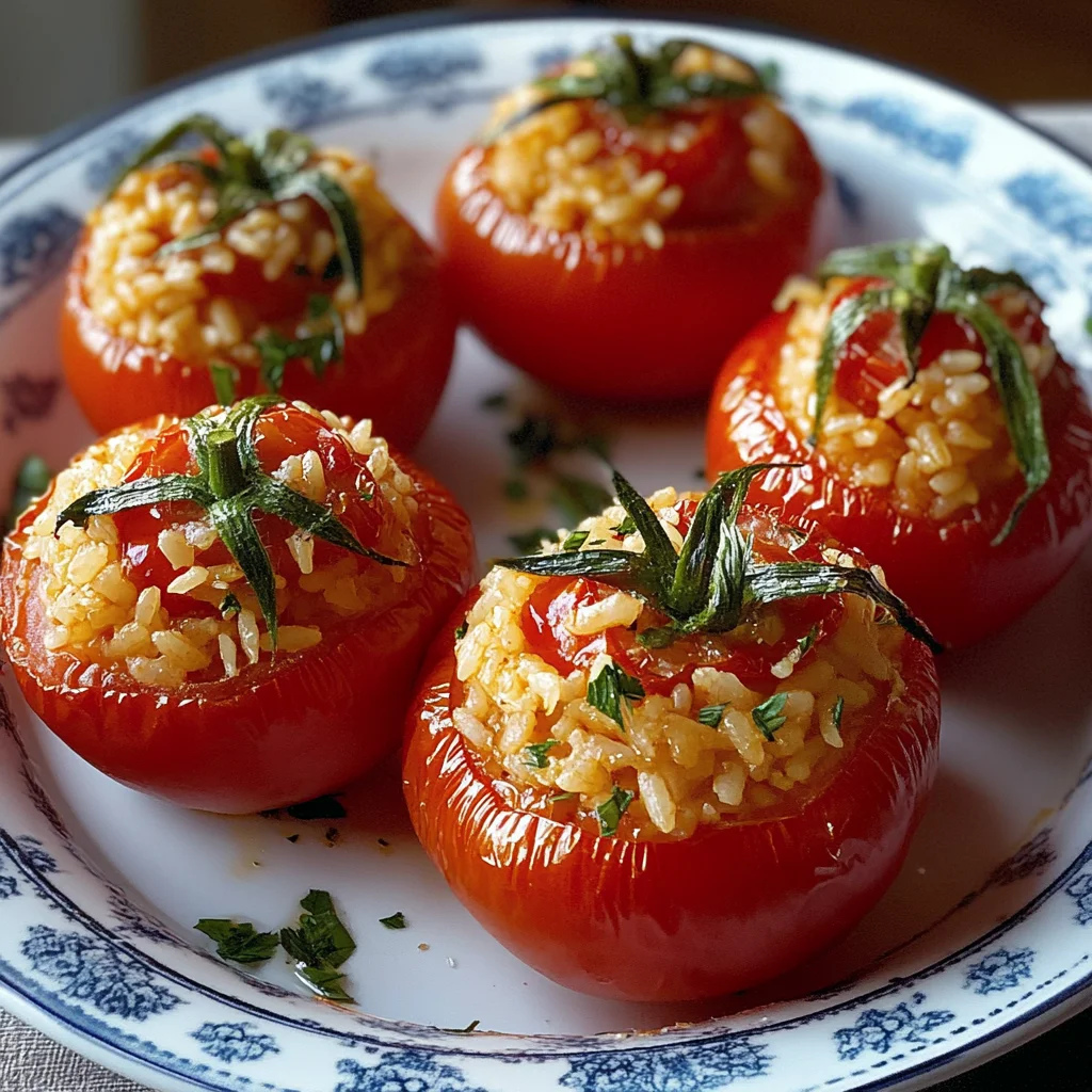 Roman Rice-Stuffed Tomatoes