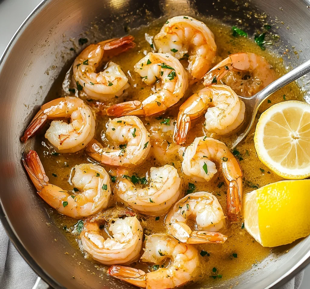 Sauteed Shrimp in Garlic Butter Sauce