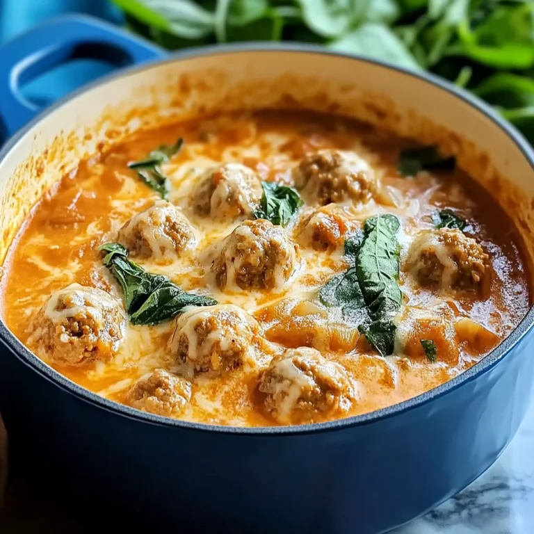 Savor the Comfort: Creamy Italian Meatball Soup to Warm Your Soul