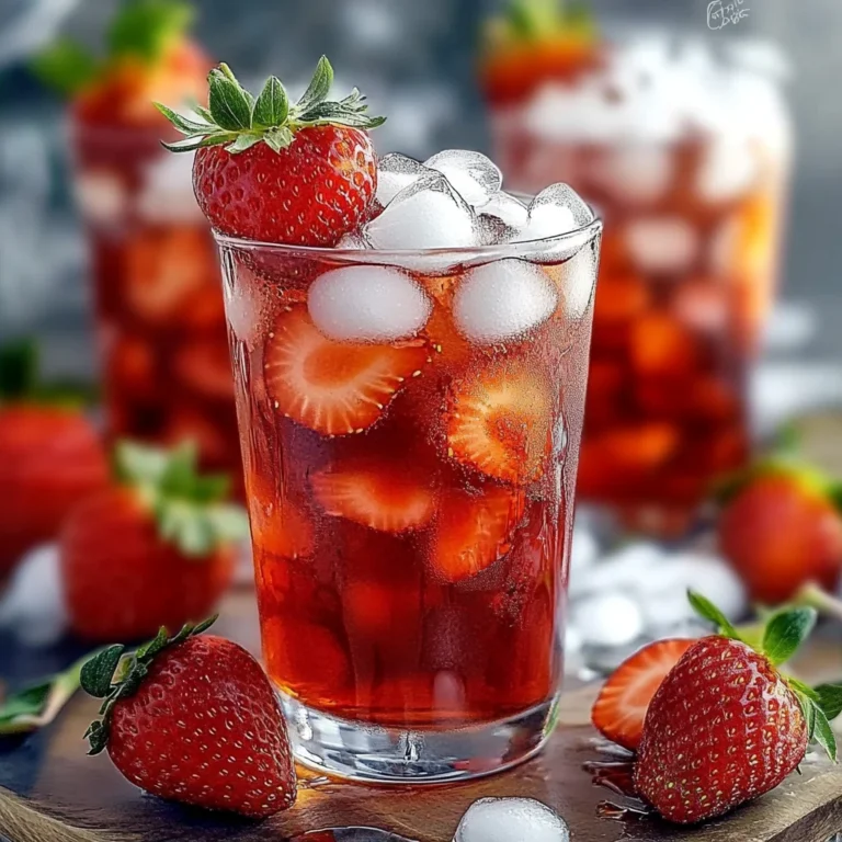 Strawberry Iced Tea: The Perfect Refreshing Summer Drink