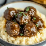 Tasty Slow Cooker Salisbury Steak Meatballs Recipe