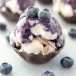 Wholesome Frozen Blueberry Yogurt Clusters
