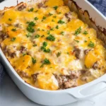 chicken hamburger Potato Casserole