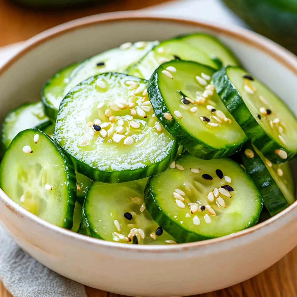 10 Minute Sunomono (Japanese Cucumber Salad)