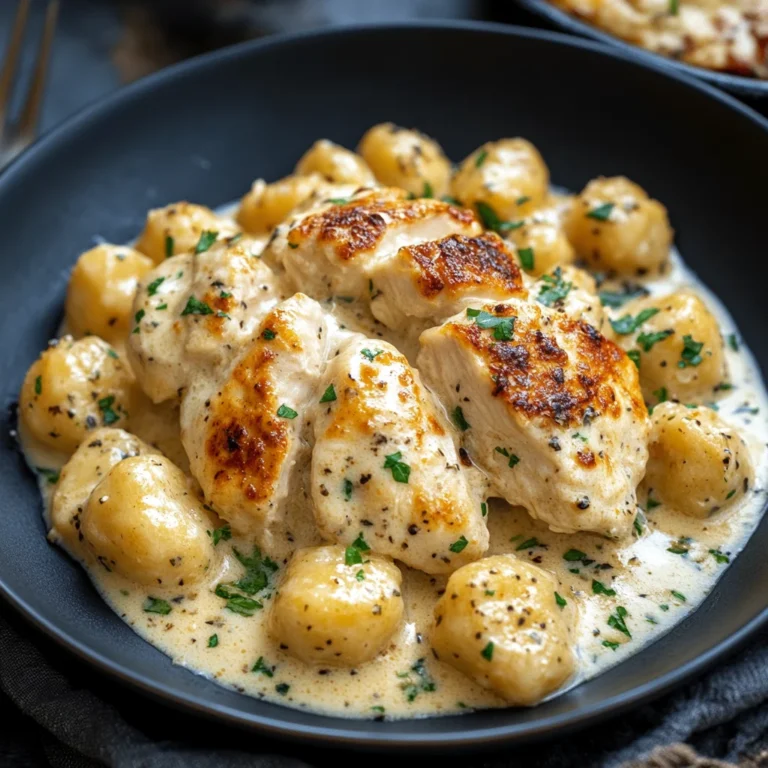 Asiago Chicken Gnocchi