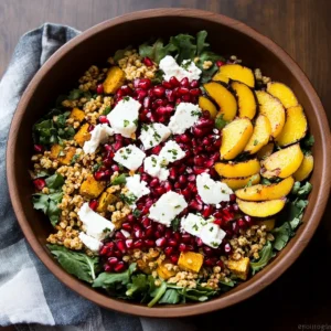 Autumn Harvest Salad with Pomegranates